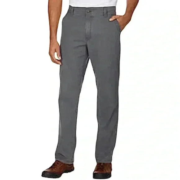 G.H. BASS & CO For Hard Service Stretch Canvas Terrain Gray Cargo Pants size 40 - Picture 8 of 11